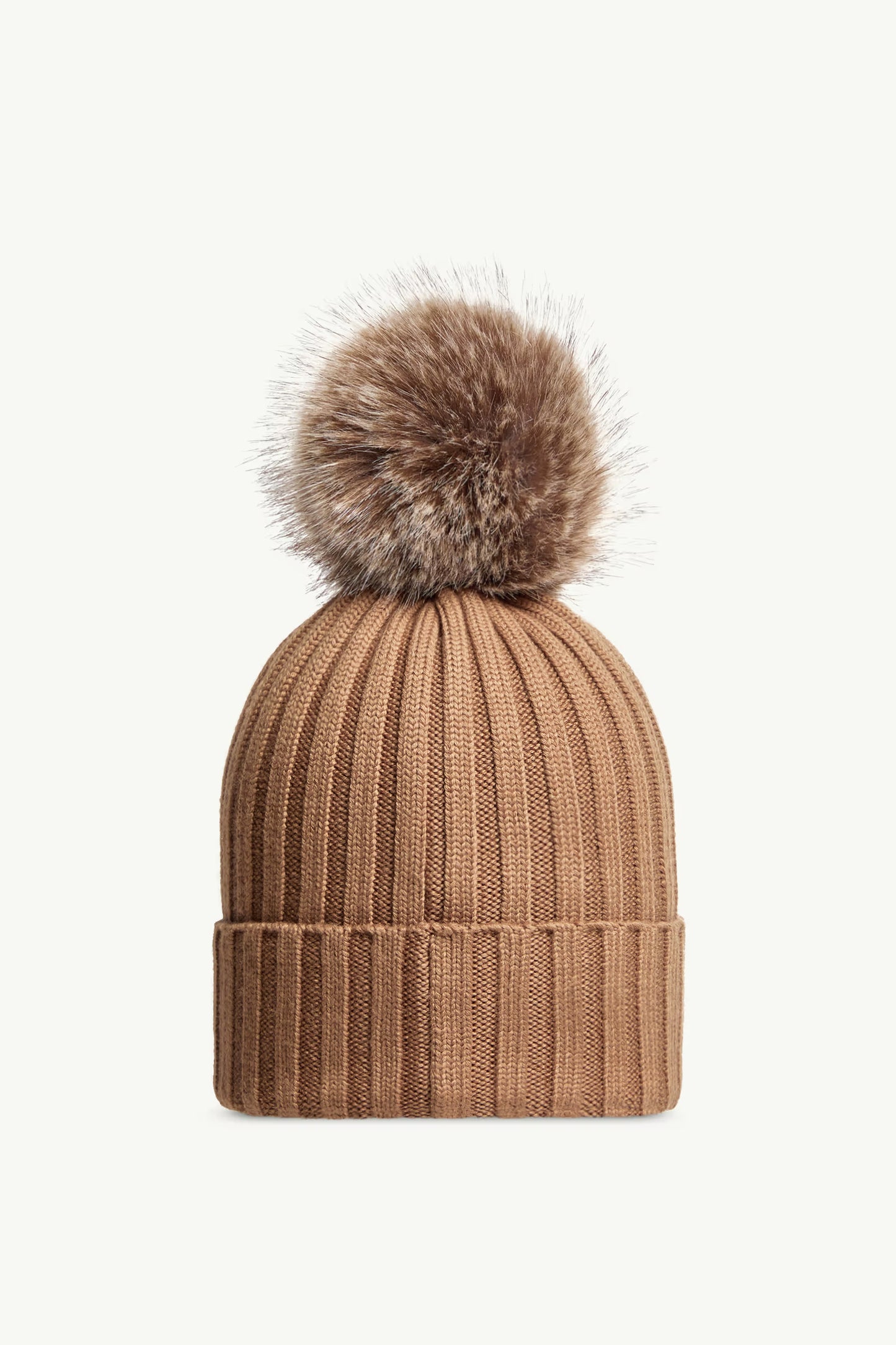 Moncler Bonnet pompon Caramel
