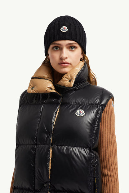 Moncler Bonnet en laine Noir