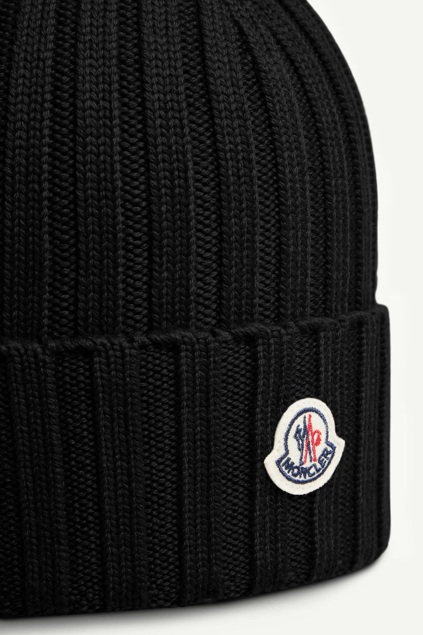 Moncler Bonnet en laine Noir