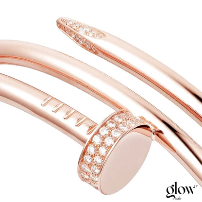 Bracelet Juste un Clou, double, diamants Cartier Rose