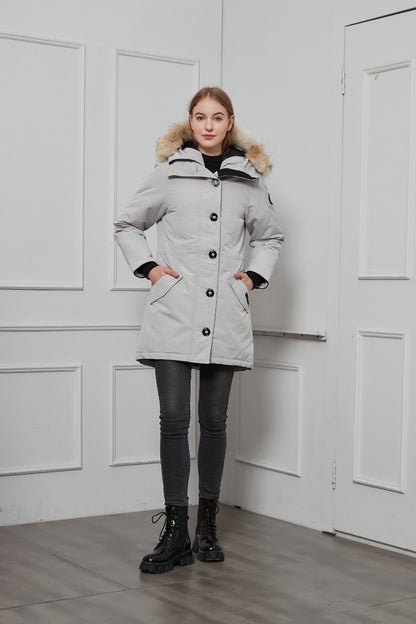 Canada Goose - Rossclair Parka Gris Clair