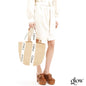 Chloé - Small Woody basket in natural fibers