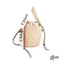 Chloé - Small Woody basket in natural fibers
