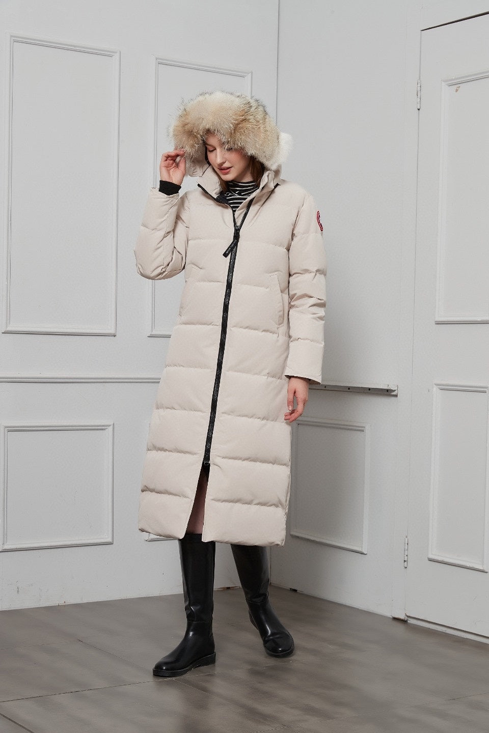 Canada Goose - Mystique Parka Longue Creme