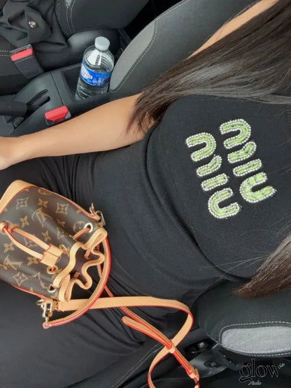 Debardeur Miu Miu Vert