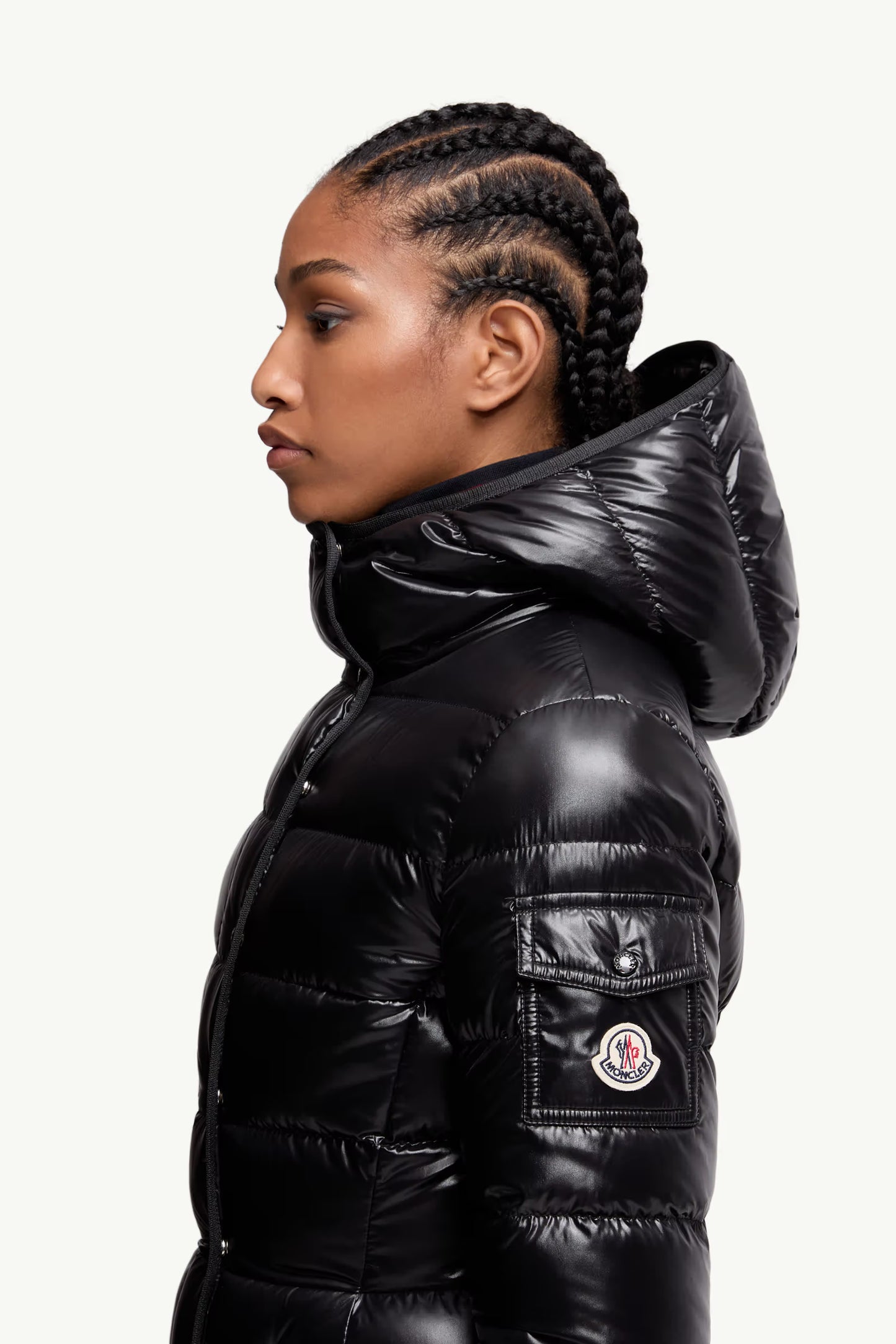 Moncler - Doudoune courte à capuche Barante