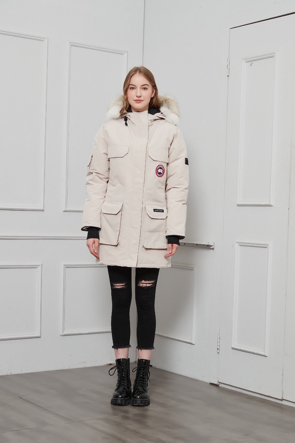 Canada Goose - Expedition Parka Crème