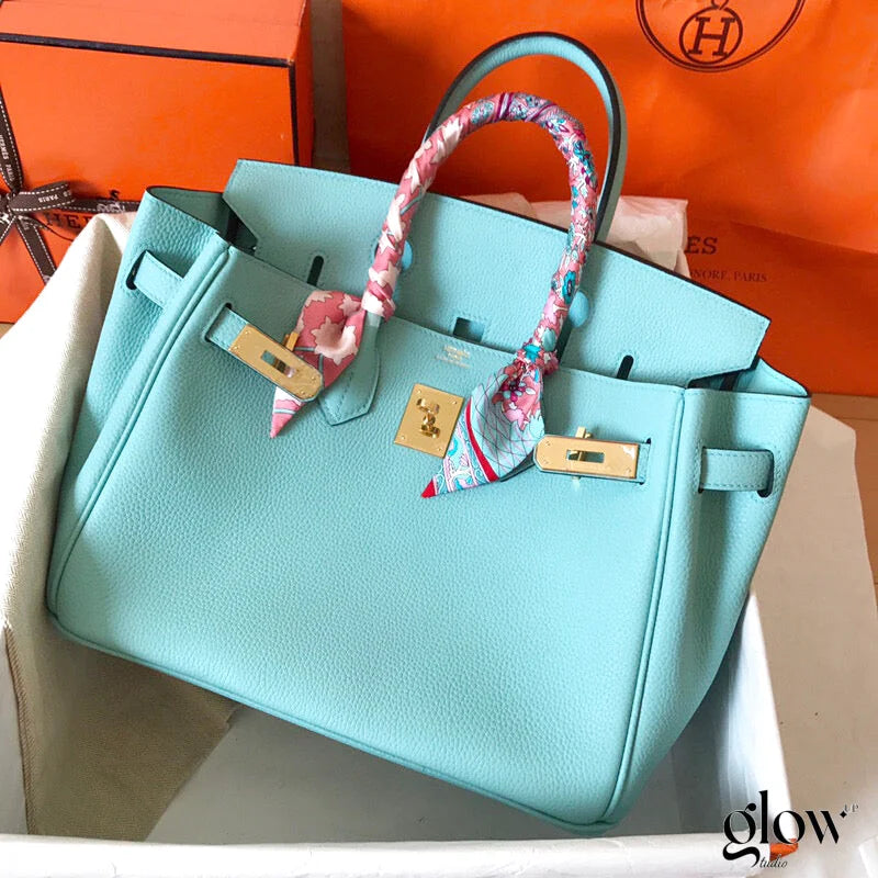 Hermes - Birkin 35 cm Bleu clair