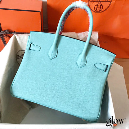 Hermes - Birkin 35 cm Bleu clair