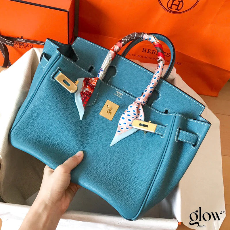 Hermes - Birkin 35 cm Bleu Izmir