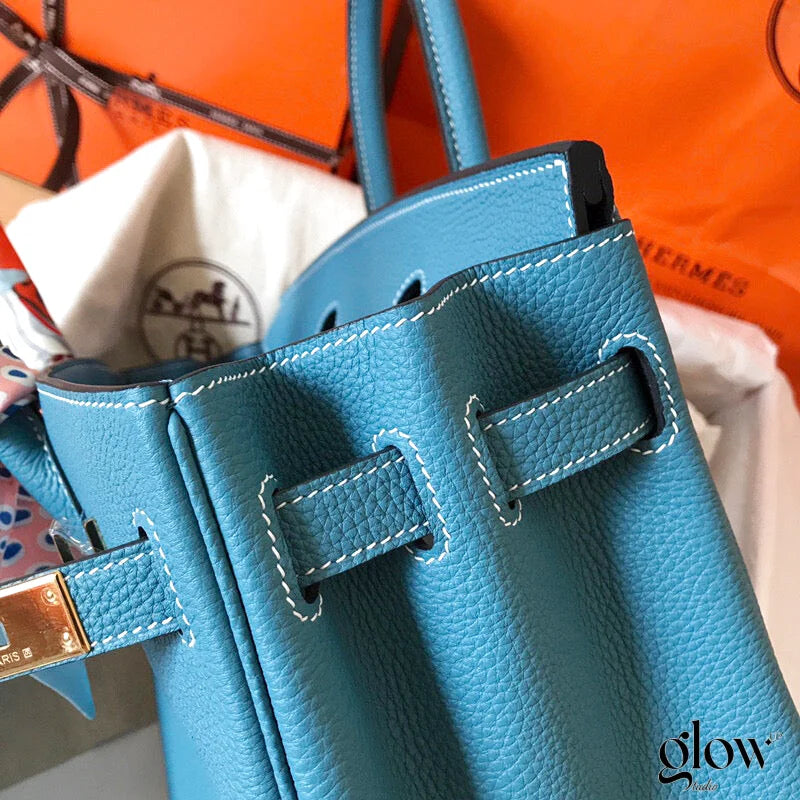 Hermes - Birkin 35 cm Bleu Izmir