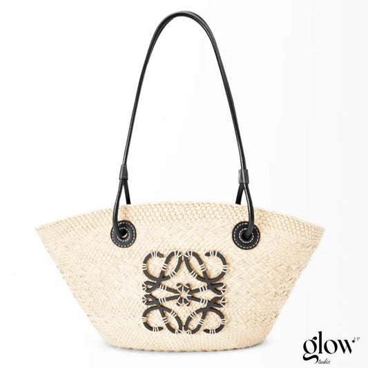 Loewe - Anagram en palmier Iraca et cuir de veau