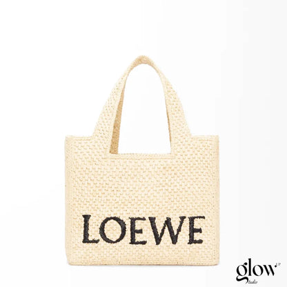 LOEWE - Font Tote Petit en raphia
