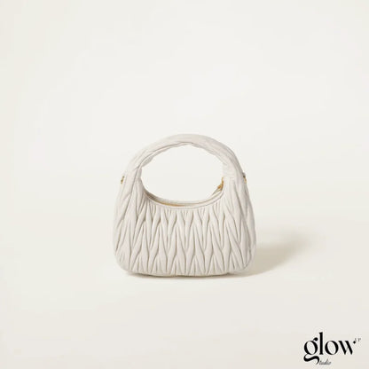 Miumiu - Wander matelassé nappa leather hobo bag White
