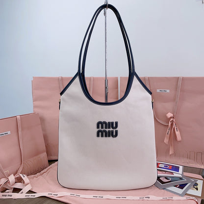 Miumiu - Leather Bag Blanc