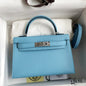 Sac Hermes Kelly Bleu azur