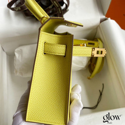 Sac Hermes Kelly Jaune soleil