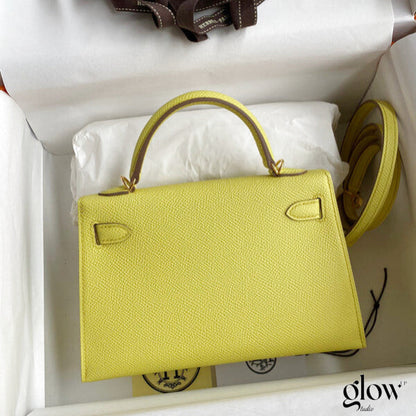 Sac Hermes Kelly Jaune soleil