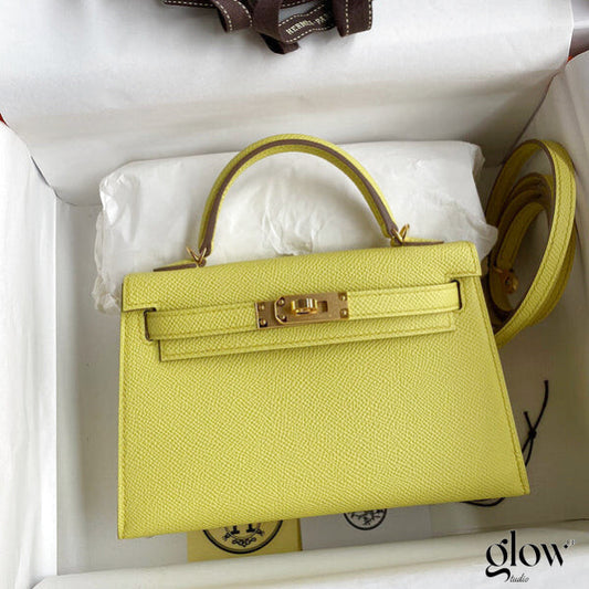Sac Hermes Kelly Jaune soleil
