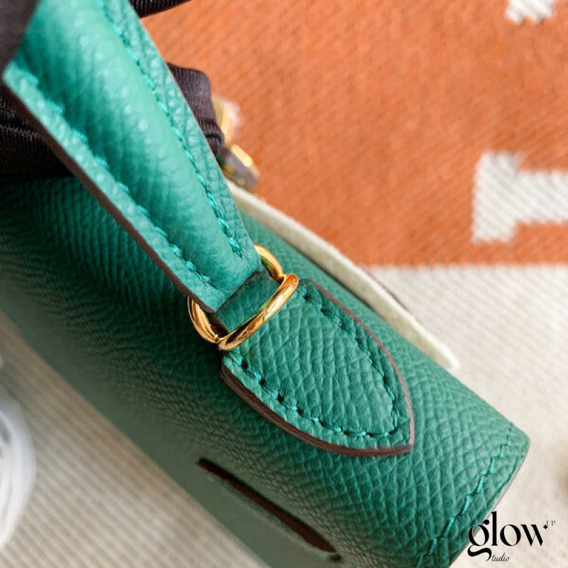 Sac Hermes Kelly Vert bouteille