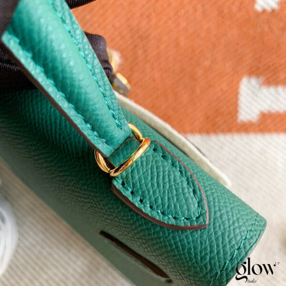 Sac Hermes Kelly Vert bouteille