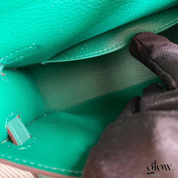 Sac Hermes Kelly Vert bouteille