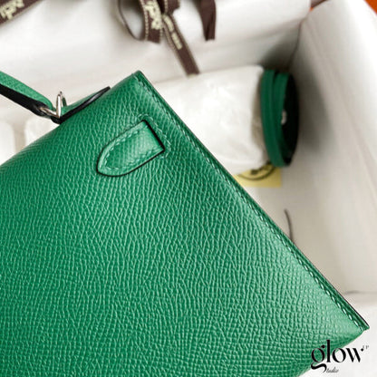 Sac Hermes Kelly Vert émeraude