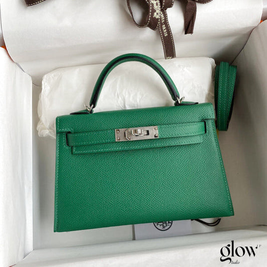 Sac Hermes Kelly Vert émeraude