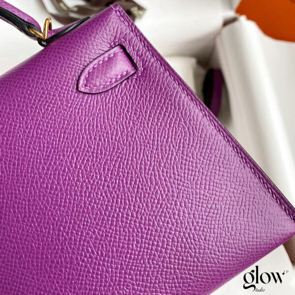 Sac Hermes Kelly  Violet améthyste