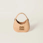 Miumiu - Wander wicker hobo bag