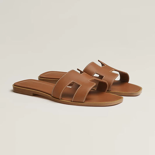Hermes - Claquettes Oran Gold