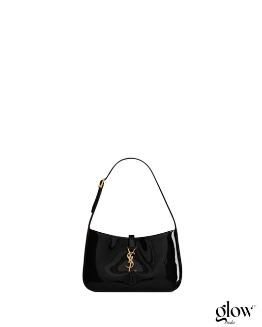 YSL - le 5 à 7 en cuir verni noir