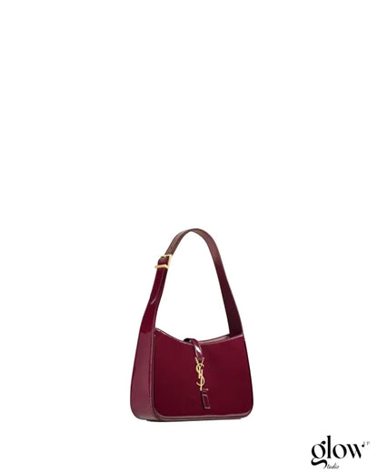 YSL - le 5 à 7 en cuir verni Red