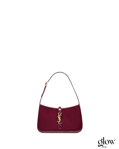 YSL - le 5 à 7 en cuir verni Red